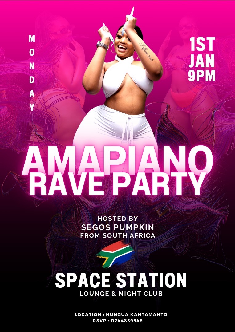 Amapiano Rave-Party ( Monday 1st Jan 2024 )